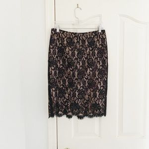 Victoria’s Secret Black Lace Skirt
